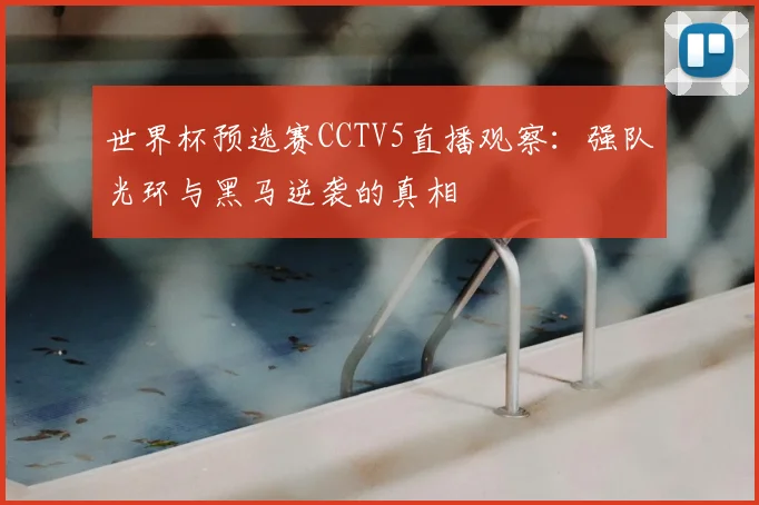 世界杯预选赛CCTV5直播观察:强队光环与黑马逆袭的真相